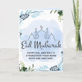 Eid Mubarak - Tarjeta de agradecimiento de bienven