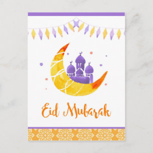 Eid Mubarak, tarjeta de Ramadán