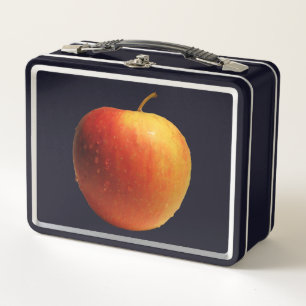 Ein Apfel zum reinbeißen, mit Wassertropfen