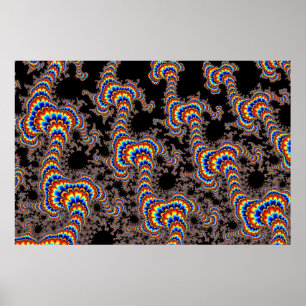 Ejecución de color - Arte fractal