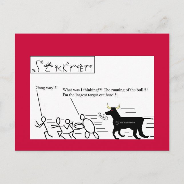 Ejecución de la tarjeta postal de Bulls... (Anverso)