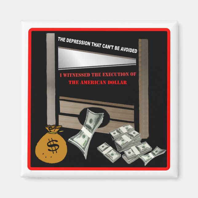 Ejecución del imán estadounidense del dólar (Frente)