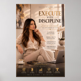 Ejecutar con Disciplina – Póster para Oficina Ejec