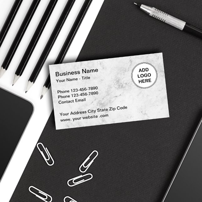Ejecutivo corporativo Añada sus tarjetas de visita (Subido por el creador)