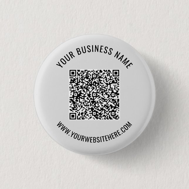 Ejemplo de botón de código QR de texto Personaliza (Anverso)