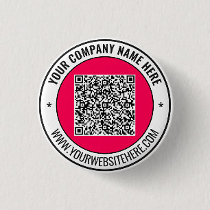 Ejemplo de botón de código QR promocional empresar