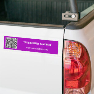 Ejemplo de Calcomanía de Código QR Promocional de