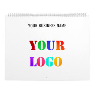Ejemplo de calendario promocional de su logotipo