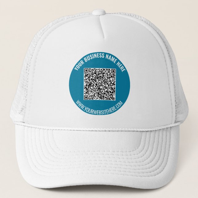 Ejemplo de código QR de personalizado y sombrero d (Anverso)