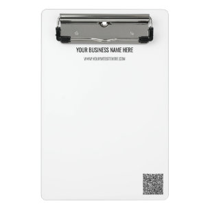 Ejemplo de código QR y portapapeles de texto Perso