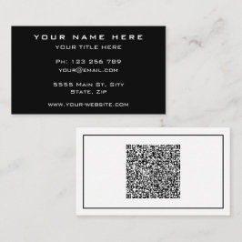 Ejemplo de diseño de sus tarjetas de presentación
