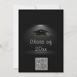 Ejemplo de invitación a graduación de código QR