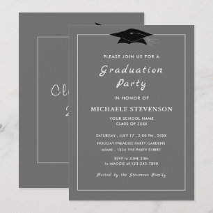 Ejemplo de Invitación a Graduación de Diseño