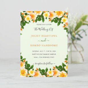 Ejemplo de Invitación de Boda Personalizada de Flo