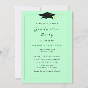 Ejemplo de Invitaciones de Graduación - Elige tu C