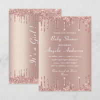 Ejemplo de invitaciones para baby shower con brill