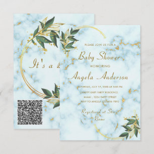 Ejemplo de invitaciones para baby shower de niño c