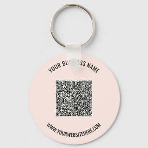 Ejemplo de llavero con código QR promocional de ma