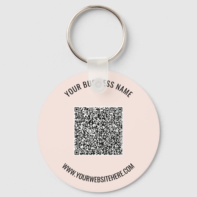 Ejemplo de llavero con código QR promocional de ma (Anverso)