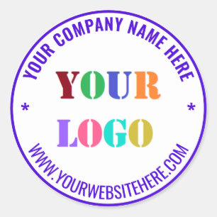 Ejemplo de pegatinas de información con nombre de