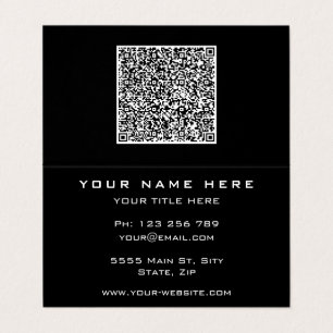 Ejemplo de Personalizado de la tarjeta de visita Q