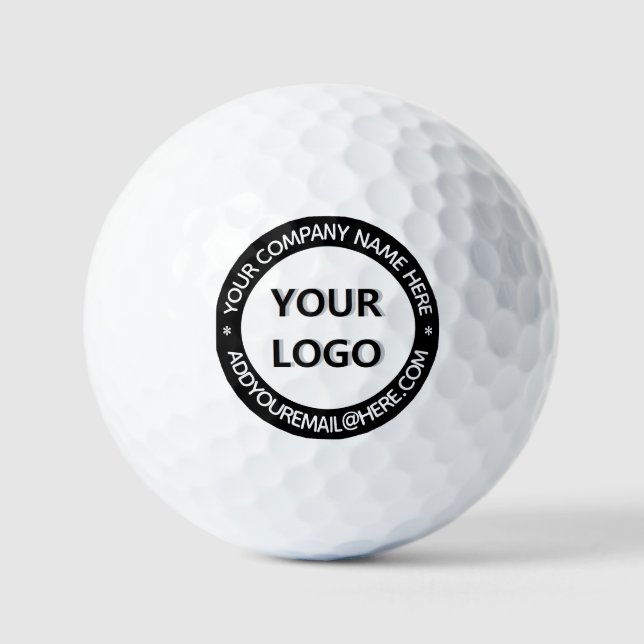 Ejemplo de Personalizado de las bolas de golf con  (Anverso)
