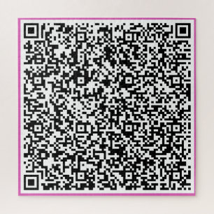 Ejemplo de rompecabezas de código QR del personali