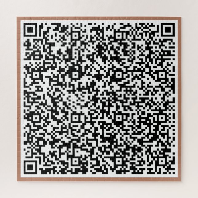 Ejemplo de rompecabezas de código QR personalizado (Vertical)
