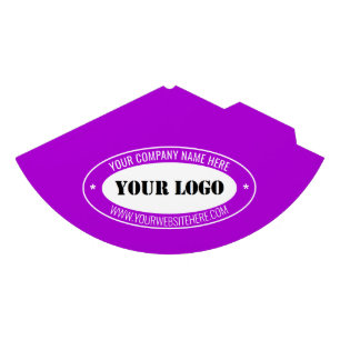 Ejemplo de sombrero de fiesta con logotipo y texto