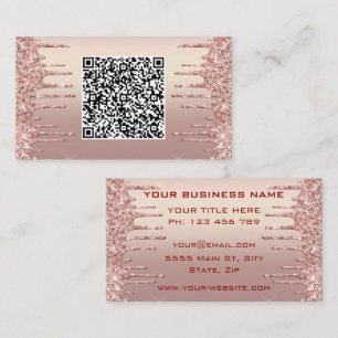 Ejemplo de tarjetas de presentación con código QR 