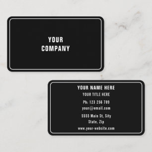 Ejemplo de tarjetas de presentación personalizadas