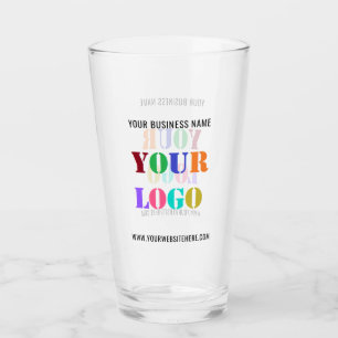Ejemplo de vaso de cerveza promocional para negoci