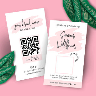 Ejemplo de Vela Scent Tester Card Fragrance Femini
