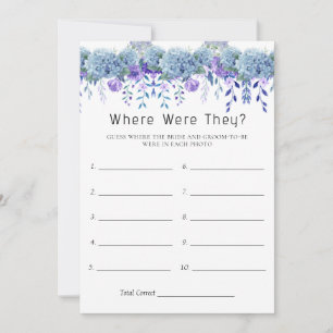 Ejemplo Tarjeta de juego Purple Floral Garde Brida