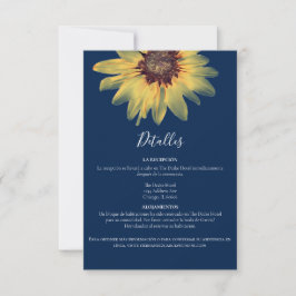 Ejemplos Rústicos de Girasol Tarjeta de Cementent