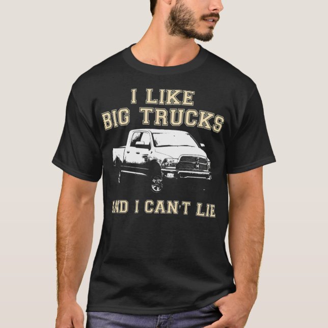 Ejercicio de camisetas de fitness Big Trucks (Anverso)
