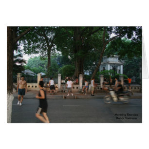Ejercicio de la mañana * Hanoi Vietnam