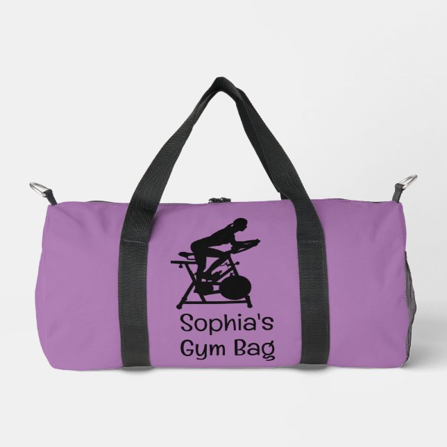 Ejercicio Gimnasio Diseño Bolsa Duffel (Anverso)