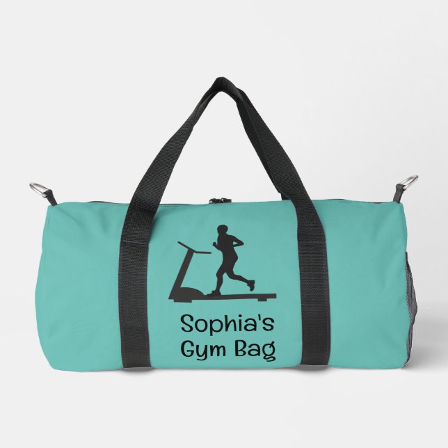 Ejercicio Gimnasio Diseño Bolsa Duffel (Anverso)