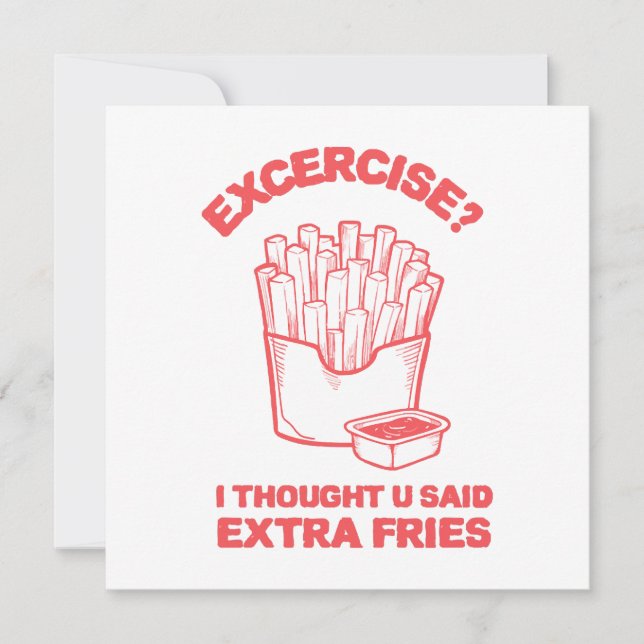 Ejercicio pensé que dijiste papas fritas extra - A (Anverso)