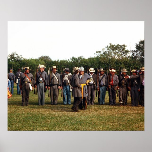 Ejército Confederado de Guerra Civil del arte del  (Frente)
