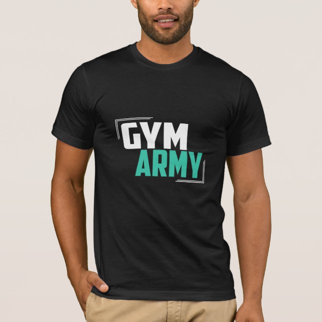 Ejército de Gimnasio - Camiseta Gym (Anverso)