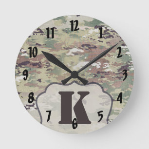 Ejército de reloj de pared personalizado OCP Camo