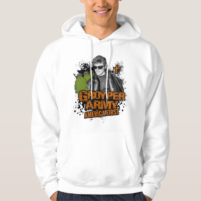 Ejército Groyper - sudadera con capucha (Anverso)