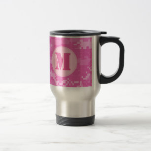 EJÉRCITO rosa ACU Camo 15 onzas de taza de café