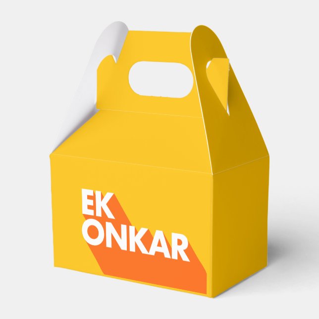 Ek Onkar Caja De Favor Contemporánea SIkh (Reverso)
