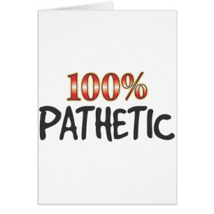 El 100 por ciento patético