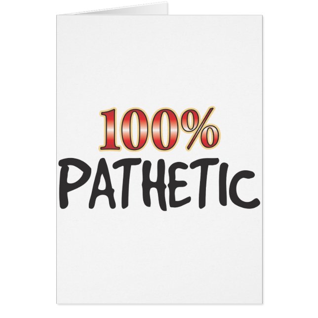 El 100 por ciento patético (Frente)