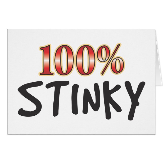El 100 por ciento Stinky (Anverso (Horizontal))