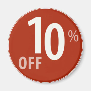 El 10% potente de Rótulo de la VENTA - imanes